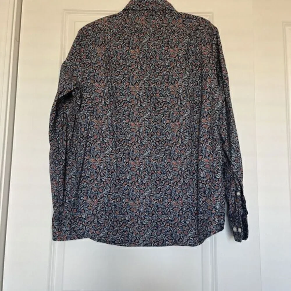 Goodfellow & Co Dark Print Shirt Men's Size Medium - Picture 7 of 9